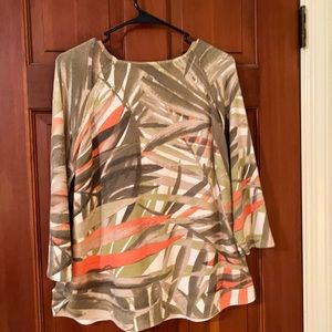 Chico’s jungle print sweater